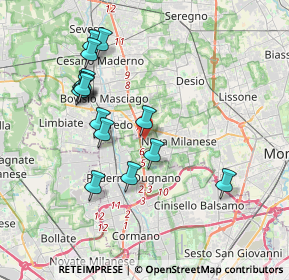 Mappa Via privata dell’industria, 20834 Nova milanese MB, Italia (3.67733)