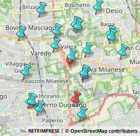 Mappa Via privata dell’industria, 20834 Paderno Dugnano MI, Italia (2.263)