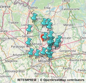 Mappa Via privata dell’industria, 20834 Paderno Dugnano MI, Italia (9.807)