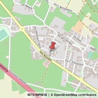 Mappa Via Breano, 40, 25030 Erbusco, Brescia (Lombardia)