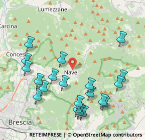 Mappa Via Moia Traversa, 25075 Nave BS, Italia (4.514)