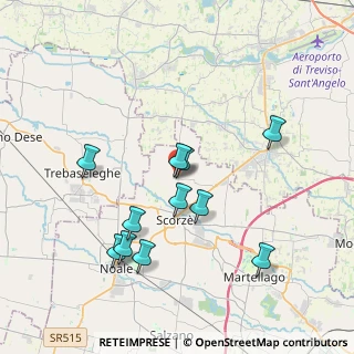 Mappa Via Raffaello Sanzio, 30037 Scorzè VE, Italia (3.61636)