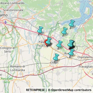 Mappa Via Monsignor Zeno Piccinelli, 25036 Palazzolo sull'Oglio BS, Italia (6.76857)