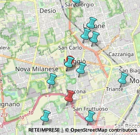 Mappa Via Repubblica, 20835 Muggiò MB, Italia (1.9775)