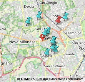 Mappa Via Repubblica, 20835 Muggiò MB, Italia (1.42)