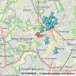 Mappa Via Repubblica, 20835 Muggiò MB, Italia (1.73455)