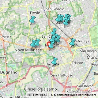 Mappa Via Repubblica, 20835 Muggiò MB, Italia (1.57882)
