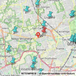 Mappa Via Repubblica, 20835 Muggiò MB, Italia (3.475)