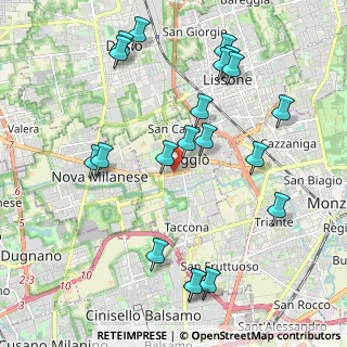 Mappa Via Repubblica, 20835 Muggiò MB, Italia (2.301)