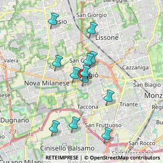 Mappa Via Repubblica, 20835 Muggiò MB, Italia (1.72167)