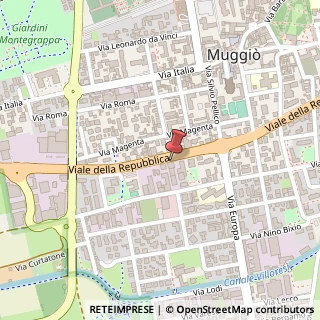 Mappa Viale della Repubblica, 77A, 20835 Muggiò, Monza e Brianza (Lombardia)