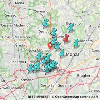 Mappa Via Repubblica, 20835 Muggiò MB, Italia (3.276)