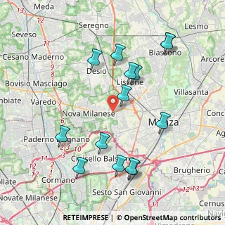 Mappa Via Repubblica, 20835 Muggiò MB, Italia (4.13643)