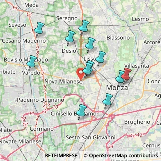 Mappa Via Repubblica, 20835 Muggiò MB, Italia (3.6725)