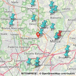 Mappa Via Repubblica, 20835 Muggiò MB, Italia (5.3135)