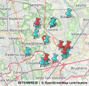 Mappa Via Repubblica, 20835 Muggiò MB, Italia (3.44278)