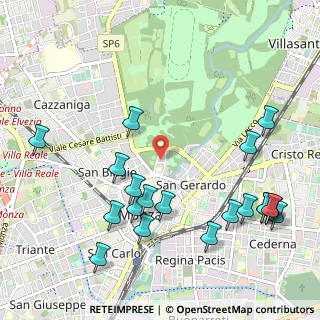 Mappa Viale Francesco Petrarca, 20052 Monza MB, Italia (1.2645)