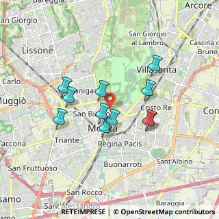 Mappa Viale Francesco Petrarca, 20052 Monza MB, Italia (1.45)