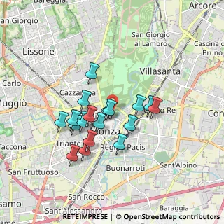 Mappa Viale Francesco Petrarca, 20052 Monza MB, Italia (1.45111)