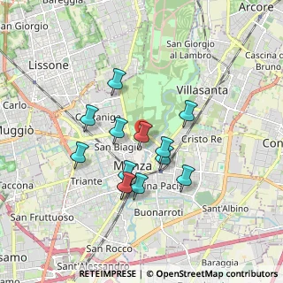 Mappa Viale Francesco Petrarca, 20052 Monza MB, Italia (1.46462)