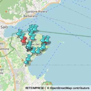 Mappa Via Baia del Vento, 25010 San Felice del Benaco BS, Italia (1.6245)