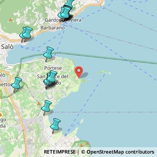 Mappa Via Baia del Vento, 25010 San Felice del Benaco BS, Italia (2.8555)
