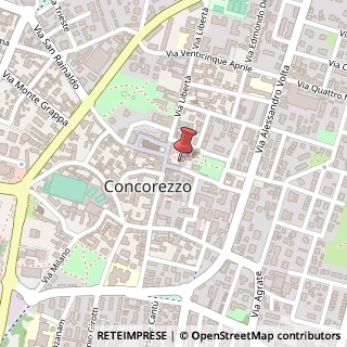 Mappa Piazza della Pace, 2, 20863 Concorezzo, Monza e Brianza (Lombardia)