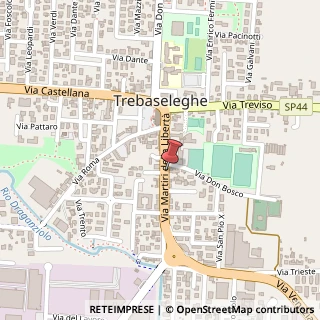 Mappa via Martiri della liberta?, 41, 35010 Trebaseleghe PD, Italia, 35010 Trebaseleghe, Padova (Veneto)
