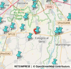 Mappa Via S. Rocco, 24059 Urgnano BG, Italia (6.2045)