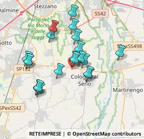 Mappa Via S. Rocco, 24059 Urgnano BG, Italia (3.1965)