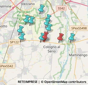 Mappa Via S. Rocco, 24059 Urgnano BG, Italia (3.14333)