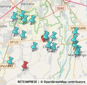 Mappa Via S. Rocco, 24059 Urgnano BG, Italia (4.25579)