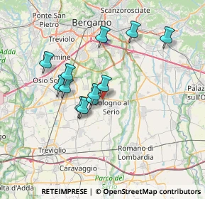 Mappa Via S. Rocco, 24059 Urgnano BG, Italia (5.98917)