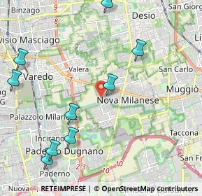 Mappa Piazza Salvo D'Acquisto, 20834 Nova Milanese MB, Italia (2.85)