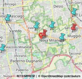 Mappa Piazza Salvo D'Acquisto, 20834 Nova Milanese MB, Italia (3.02)