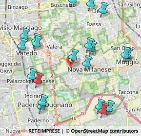 Mappa Piazza Salvo D'Acquisto, 20834 Nova Milanese MB, Italia (2.47)