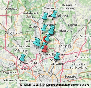 Mappa Piazza Salvo D'Acquisto, 20834 Nova Milanese MB, Italia (4.59786)