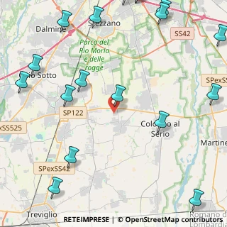 Mappa Viale Lombardia, 24050 Spirano BG, Italia (6.877)