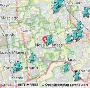 Mappa Via Nazario Sauro, 20834 Nova Milanese MB, Italia (2.87)