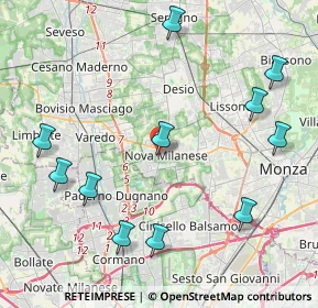 Mappa Via Nazario Sauro, 20834 Nova Milanese MB, Italia (4.89)