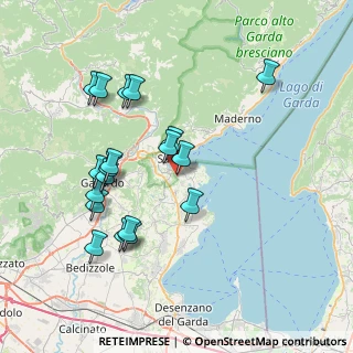 Mappa Via Santigaro, 25010 San Felice del Benaco BS, Italia (7.58842)