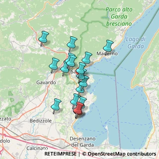 Mappa Via Santigaro, 25010 San Felice del Benaco BS, Italia (5.54389)