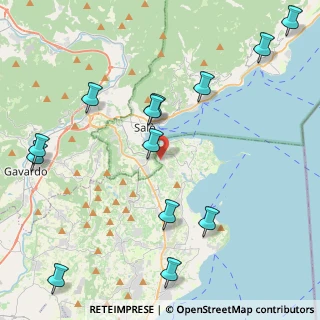 Mappa Via Santigaro, 25010 San Felice del Benaco BS, Italia (5.21923)
