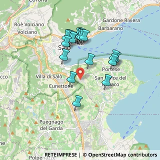 Mappa Via Santigaro, 25010 San Felice del Benaco BS, Italia (1.7075)