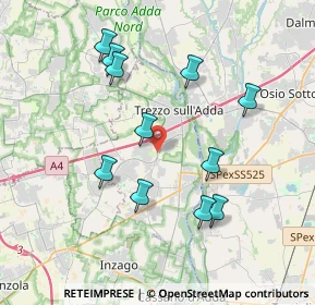 Mappa Via Toscana, 20056 Grezzago MI, Italia (3.70273)