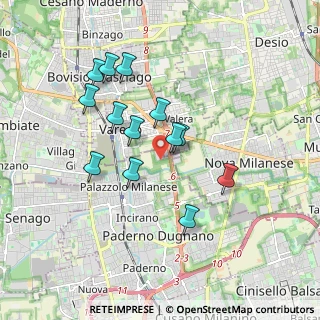 Mappa Via Cuneo, 20037 Paderno Dugnano MI, Italia (1.60462)