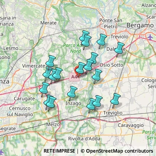 Mappa Via Giuseppe Zoia Grandazzi, 20056 Grezzago MI, Italia (6.64632)
