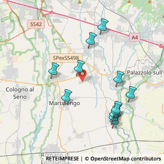 Mappa Via Fornace, 24050 Mornico Al Serio BG, Italia (4.28583)