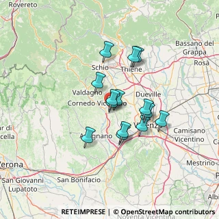 Mappa Via Pederiva, 36070 Castelgomberto VI, Italia (10.21786)