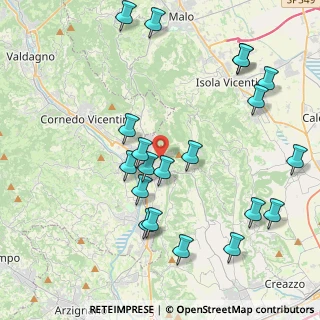 Mappa Via Pederiva, 36070 Castelgomberto VI, Italia (4.5975)